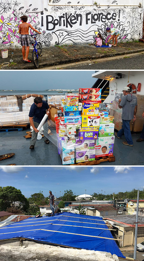 Ph.D. candidate Braulio “Bali” Quintero shared photos, taken shortly after Hurricane Maria hit Puerto Rico.