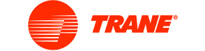 logo of trane in red color