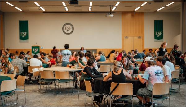 Students participate in orientation sessions at the Gateway Center