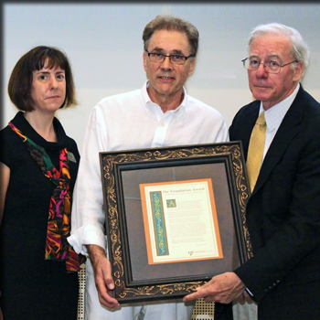 BRENDA GREENFIELD, TONY MILLER AND PRESIDENT NEIL MURPHY