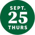 Thursday, September 25, 2025