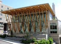 The north entrance of ESF's Gateway Center