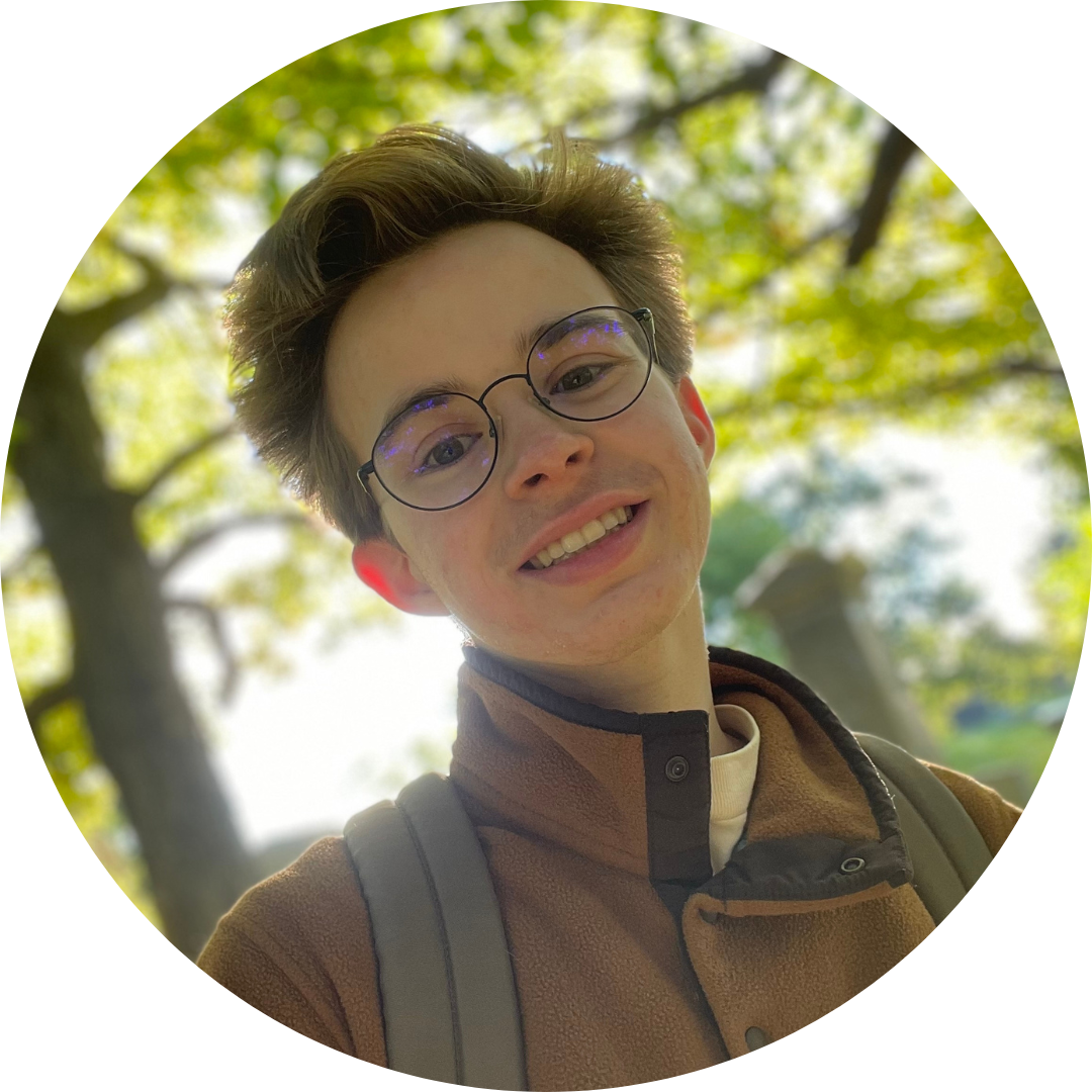 Max smiling
