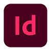 adobe in design logo, a maroon square with rounded corners and the letters I D in pink