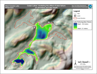 cedar lakes dam model