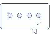 Chat bubble with dots [icon]