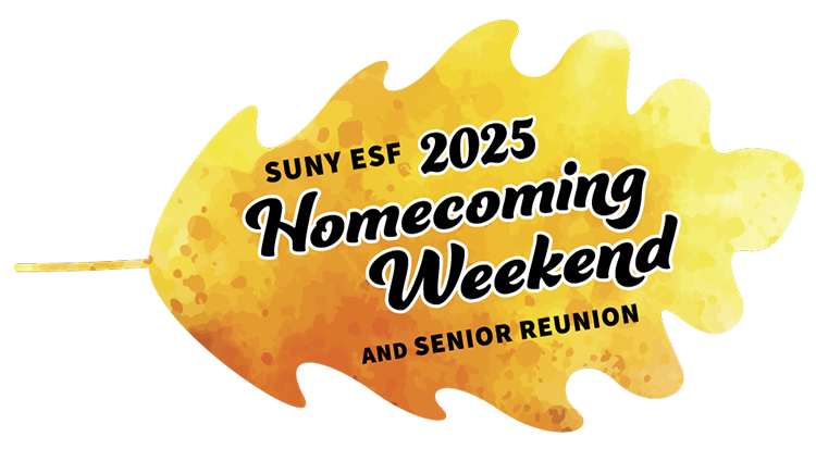 SUNY ESF 2025 Homecoming Weekend and Senior Reunion (logo)