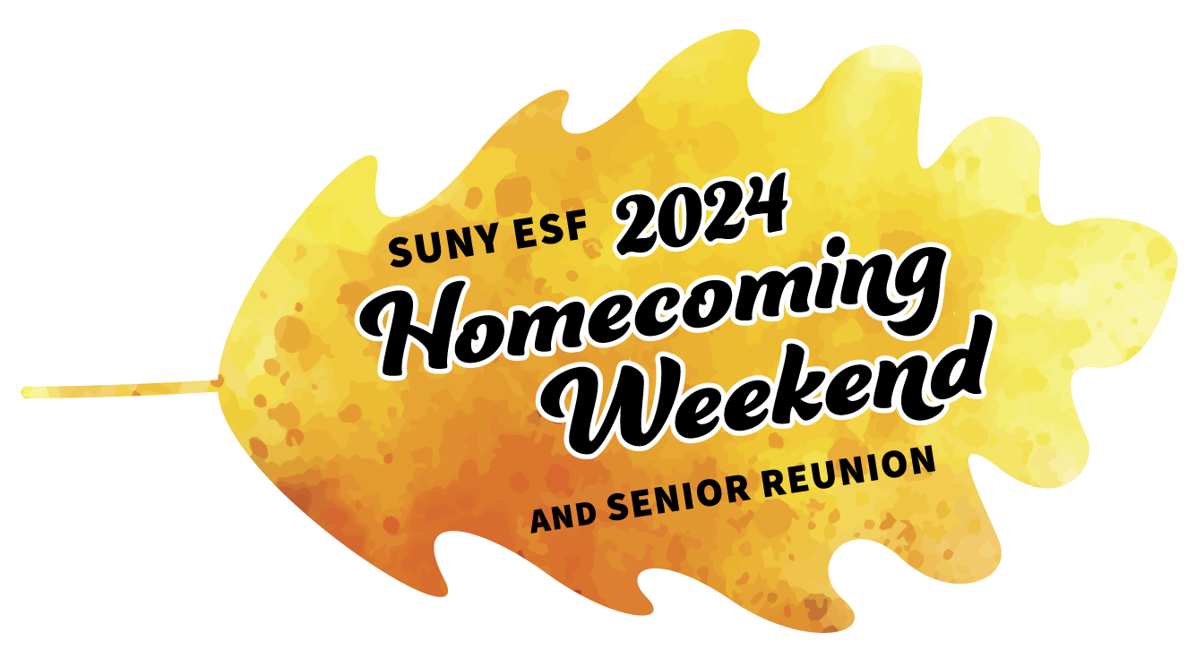 SUNY ESF 2024 Homecoming Weekend and Senior Reunion (logo)