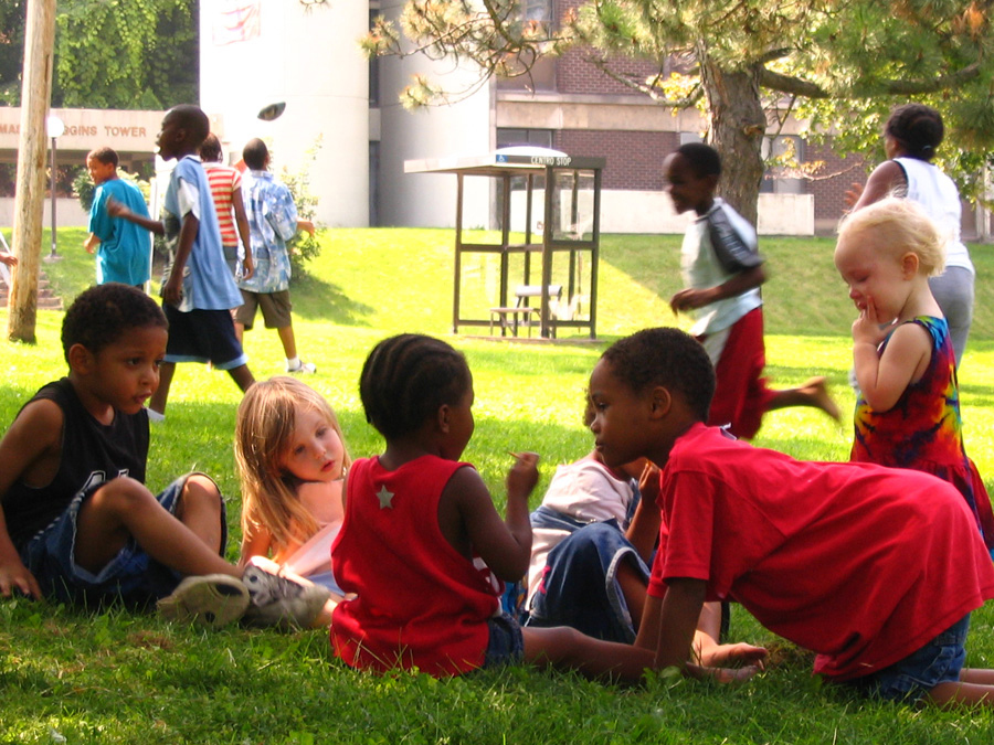 Children playing