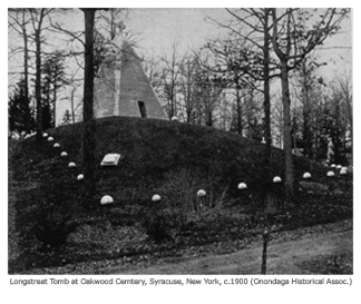 black and white image of the oakwood cemetery 