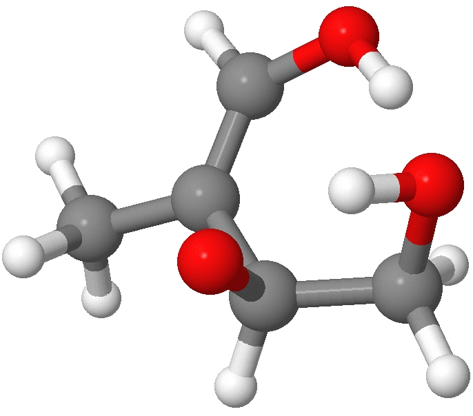 ball and stick molecular structure