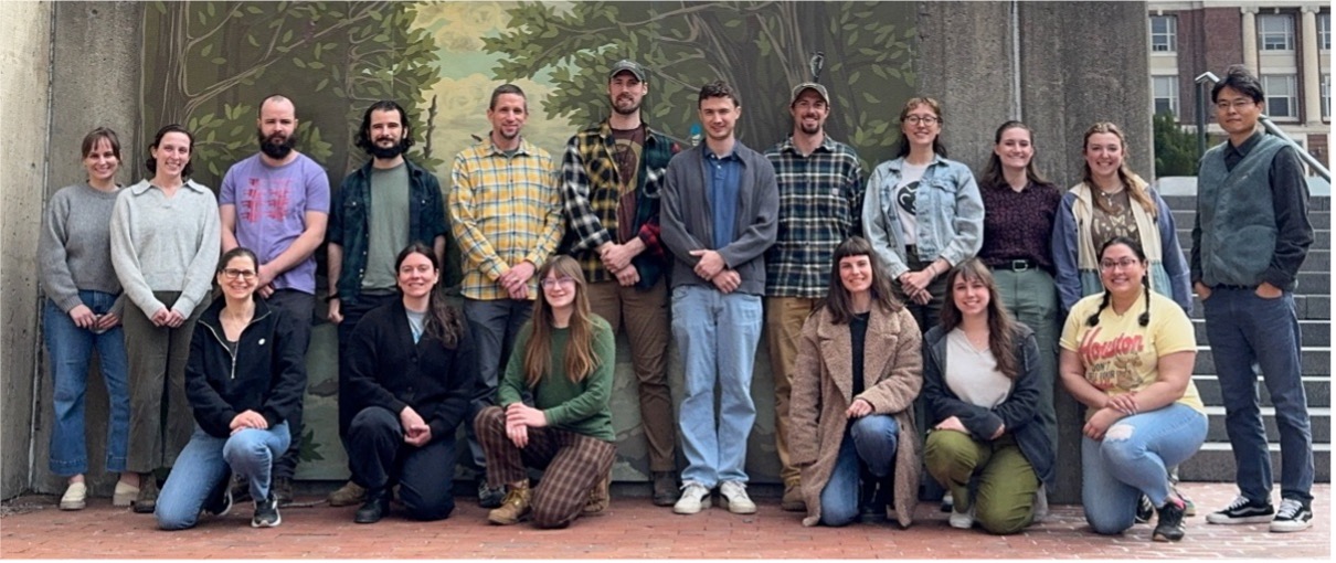 Photo of the ESF Chestnut Team standing outside of Illick Hall