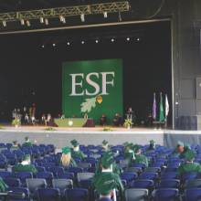 Commencement ceremony at the Amphitheater