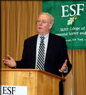 President Cornelius B. Murphy, Jr. speaks.