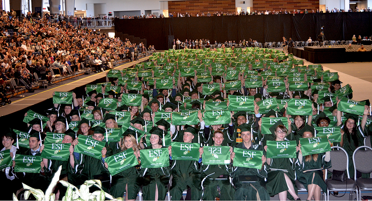 ESF will hold an online commencement on Saturday, May 9, 2020