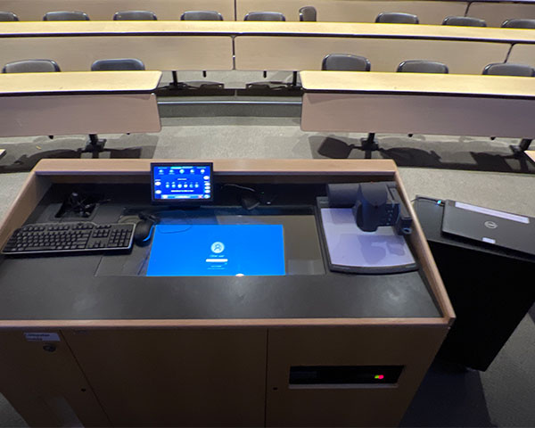 Teaching station in Baker laboratory 145