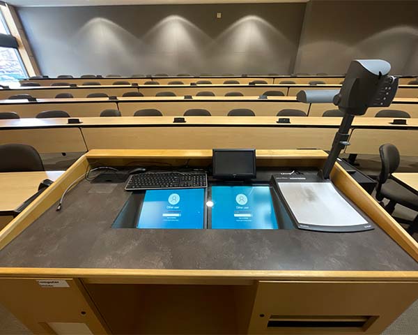 Teaching Station in Baker Laboratory room 148