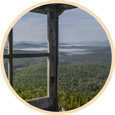 Photo taken from Goodnow Fire Tower