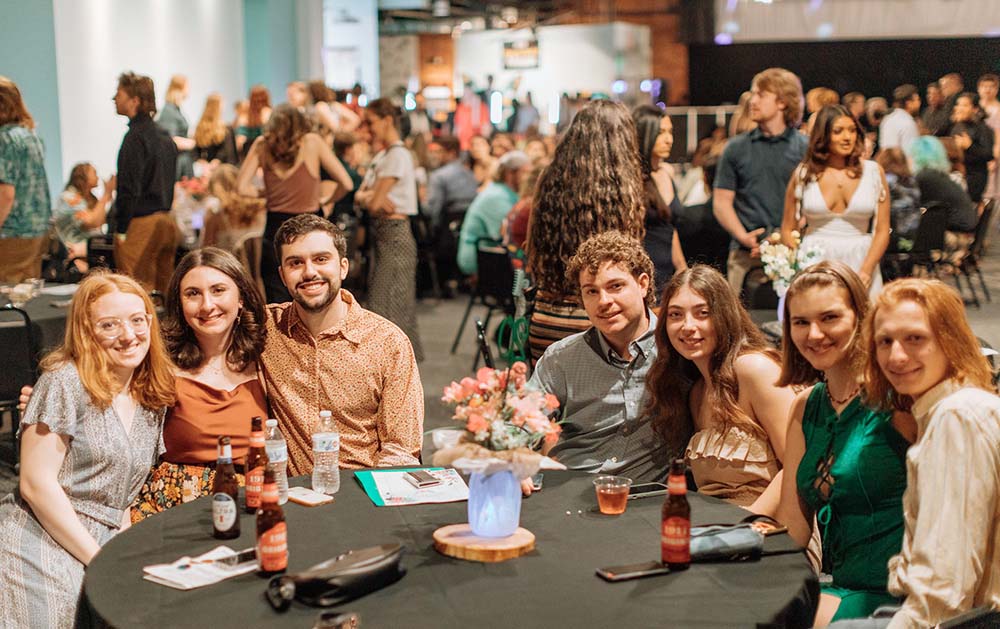 Students at the 2023 Spring Banquet.