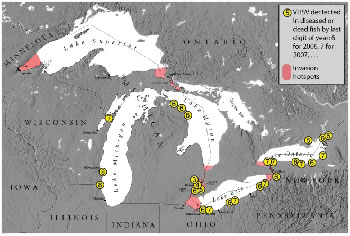 map of great lakes