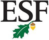 E S F logo with an acorn leaf and an acorn
