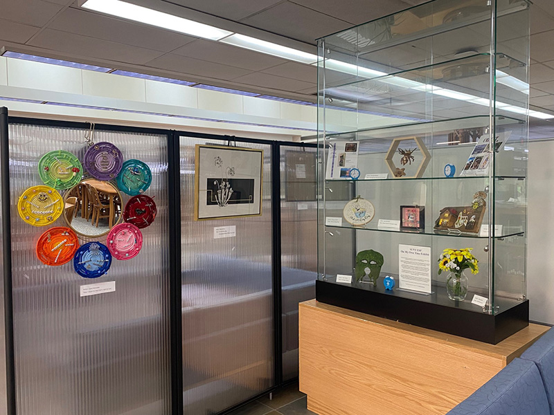 Photo of the On My Own Time Art Exhibit