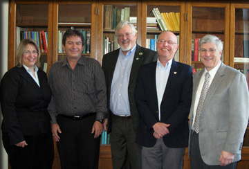 ESF Assistant Provost Valerie Luzadis with Fundacion Neotropica representatives