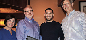 Dr. Timothy Volk and Daniele De Souza Pegoretti with colleagues