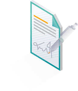 Document being signed [icon]