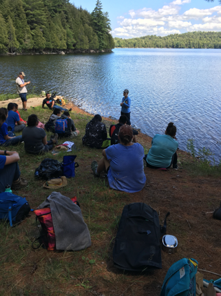 Haudenosaunee youth visiting Follensby Pond