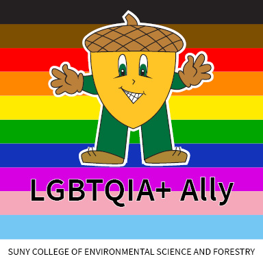 ESF Safe Zone logo - LGBTQIA+ Ally Oakie
