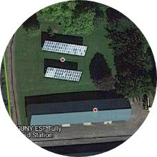 solar panels at Tully Field Station