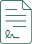 Document with signature [icon]