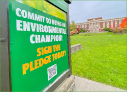 Sustainability pledge poster 