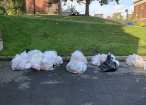 trast bags full of trash