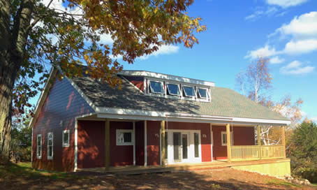 Aquatic researcher building