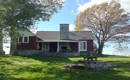 main lodge at the Governor's island