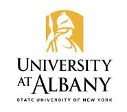 University at Albany, State University of New York [logo]